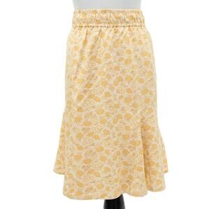 Madewell Pull-On Swing Piccola Floral Mini Skirt Size XL